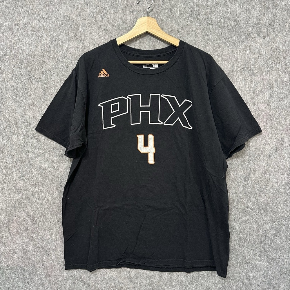 Adidas PHX Suns Tee Sz XL Black‎ Graphic Basketball Shirt #4 Chandler Athletic